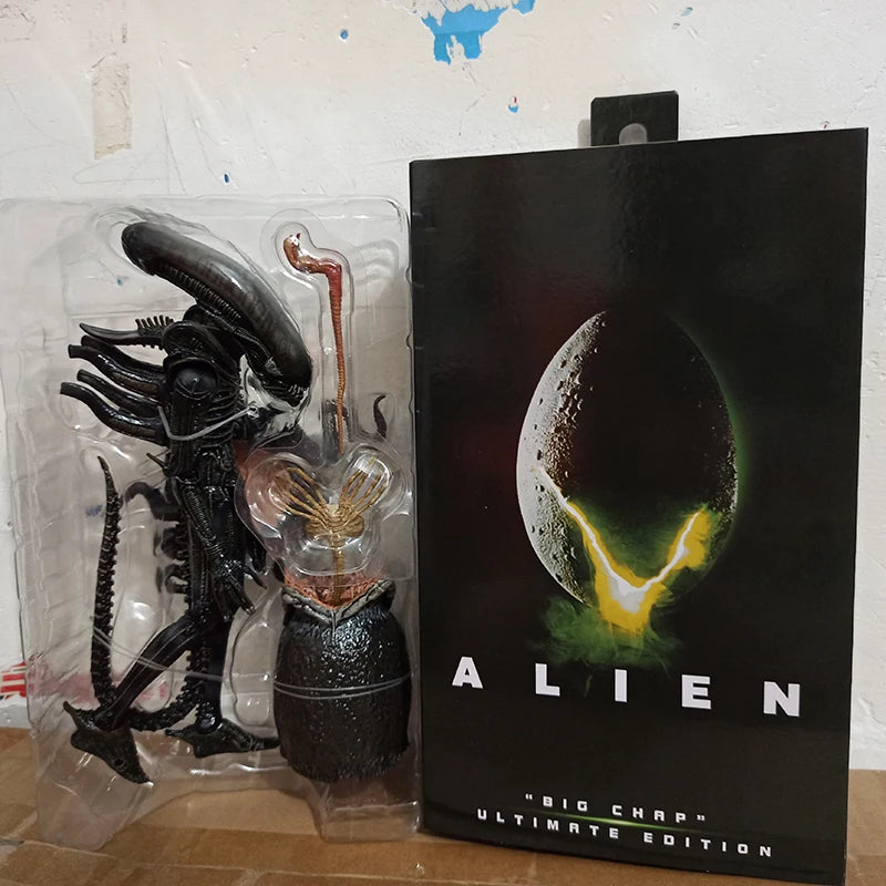 NECA Alien Big Chap Alien Figur Big Chap Alien Predator 40. Jubiläumsei Facehugger Figur Modell Spielzeug Puppe Geschenke