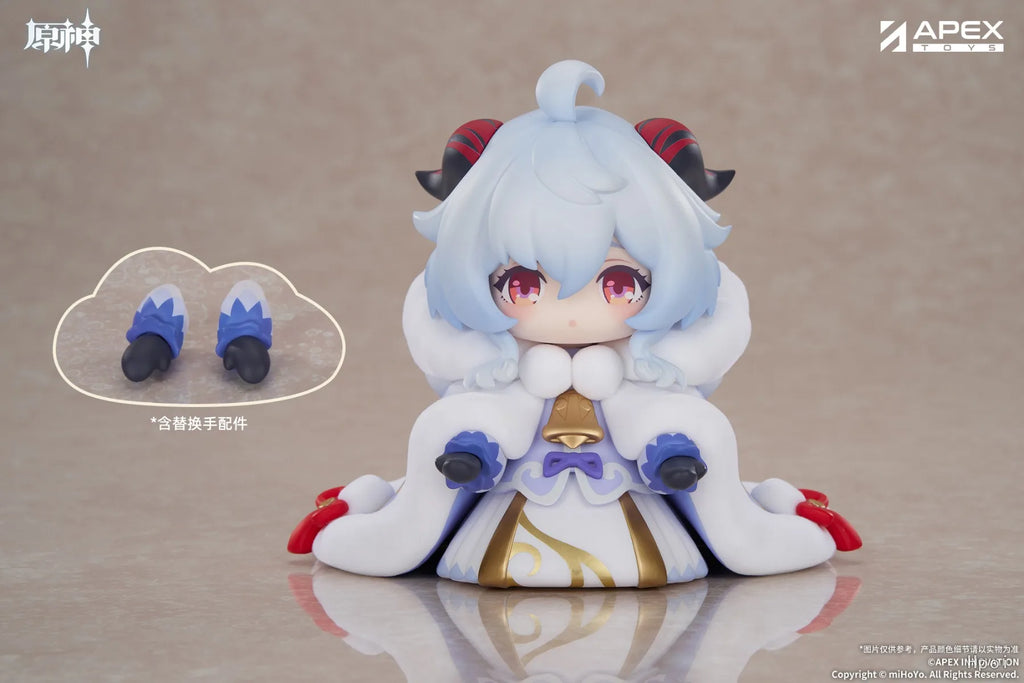 In Stock Original APEX-TOYS Genshin Impact Q Version of The Figure Kang 11CM Anime  Mobile Model Puppet