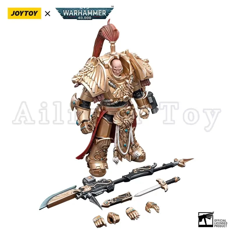 JOYTOY 1/18 Action Figure 40K The Horus Heresy Legio Custodes Adeptus Custodes Figures Achillus Dreadnought Anime Military Model