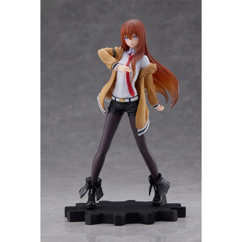 18CM Anime Steins;Gate Figure Makise Kurisu Sitting Position Anime Model Toys Gifts Collection Decoration Ornaments PVC