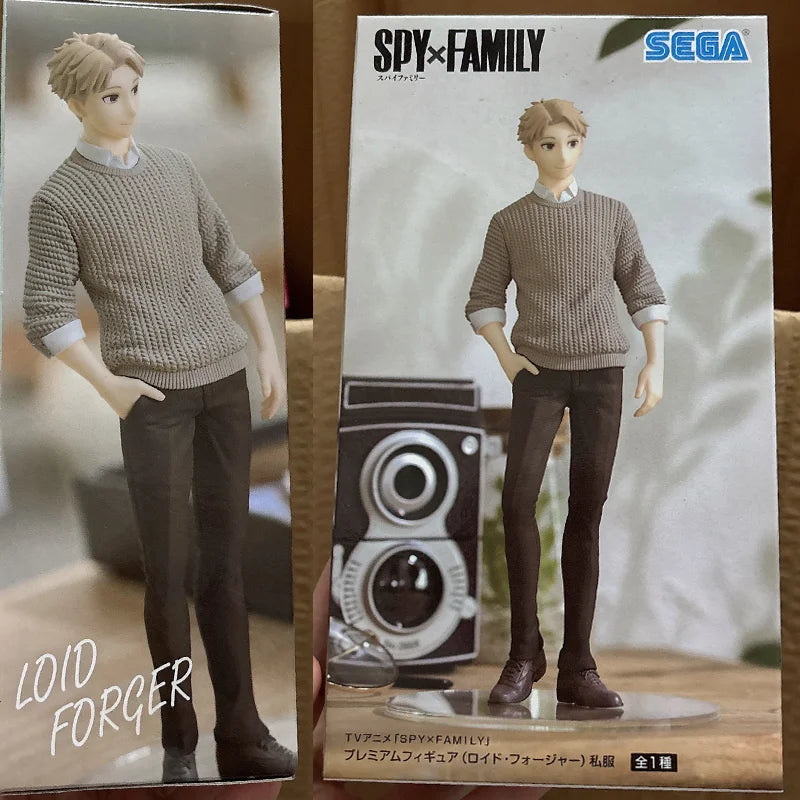 Genuine Sega Spy Family Premium Figure Loid Forger Twilight Casual Outfit Ver Anime Figure Model Collector Figurine Toys Doll