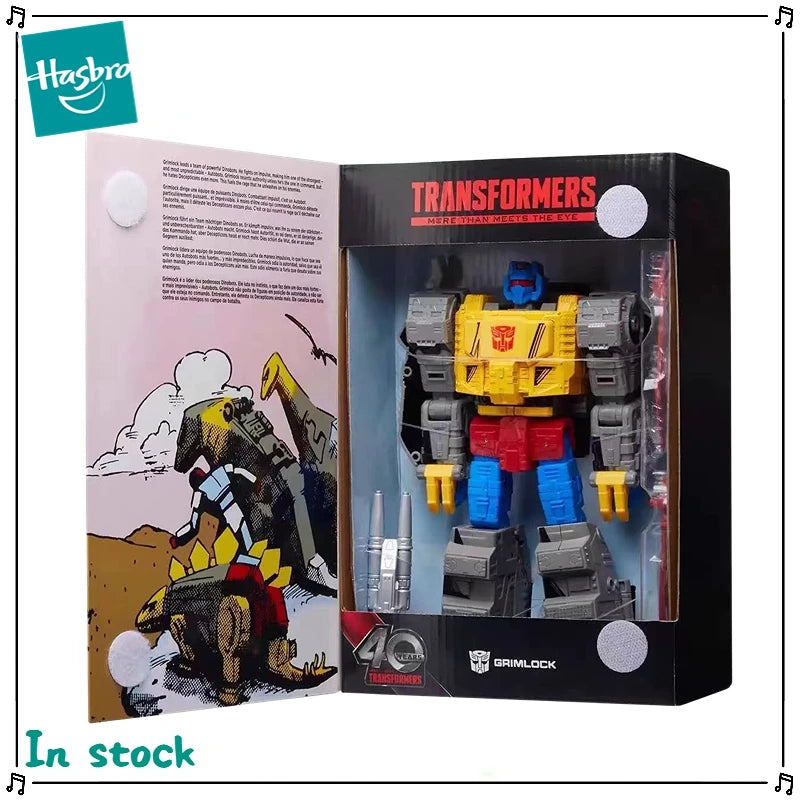 Original Hasbro TRANSFORMERS GRIMLOCK Animation Figures Model Toys Gifts Collection
