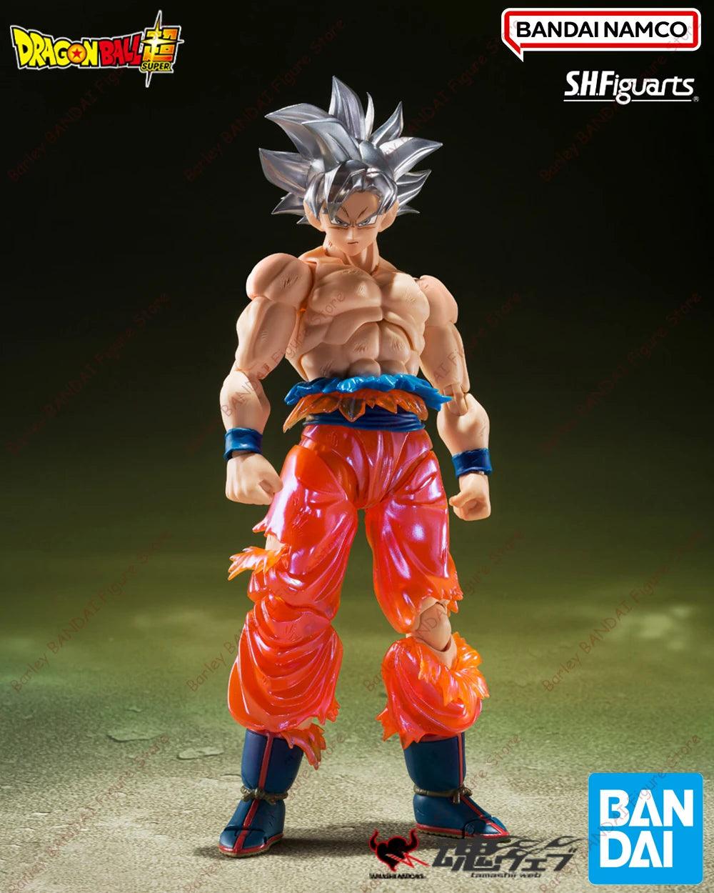 BANDAI TNT Exclusive S.H.Figuarts SON GOKU Ultra ULTRA INSTINCT Breaking Through the Limits! Anime Action Figures Model Gifts