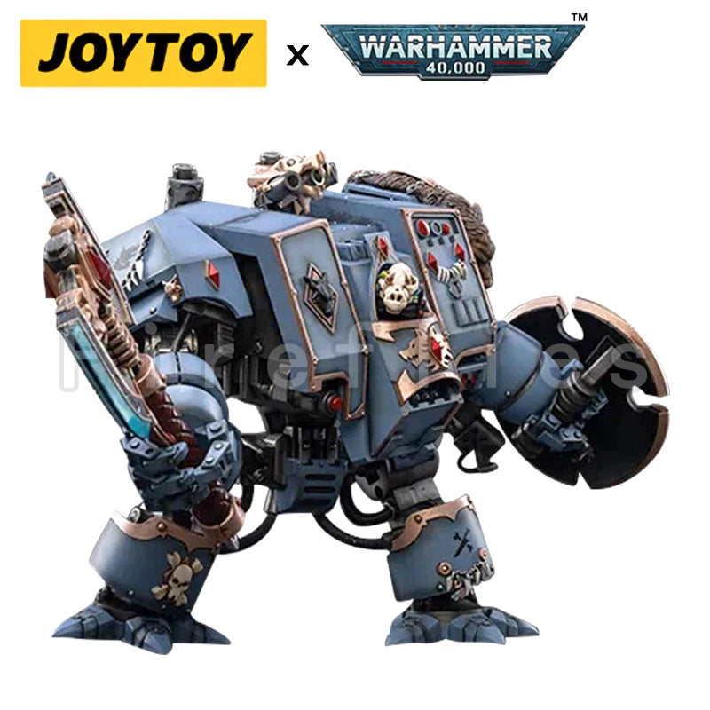 1/18 JOYTOY Action Figure Mecha 40K Space Wolves Venerable Dreadnought Brother Hvor Anime Model Toy