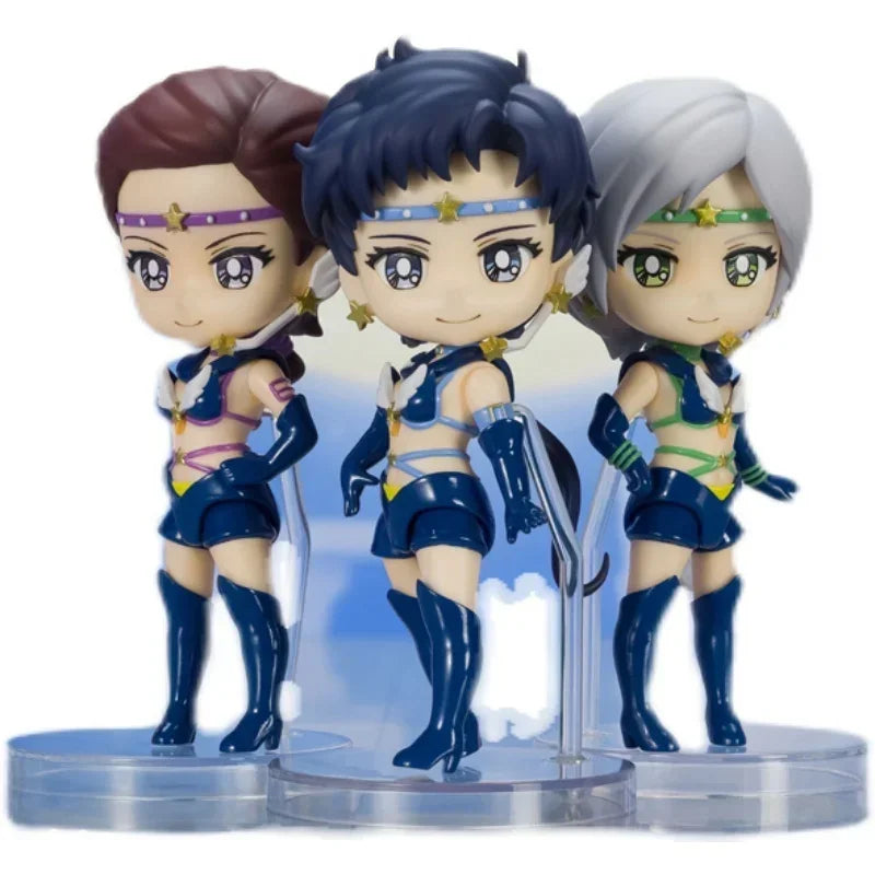 in stock Genuine Bandai Figuart Sailor Moon Figure Mini Sailor Star Healer Seiya Kou Action Anime Collection Pvc Statue Gift Toy
