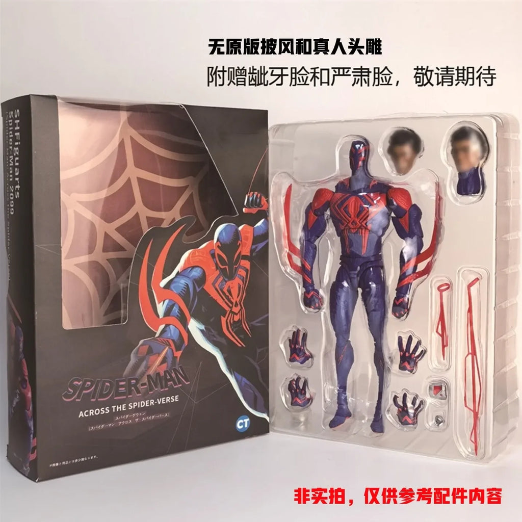 Ct Spider-Man 2099 Shf S.H.Figuarts Spiderman Across The Spider-Verse Part One anime Action Figures model Statue Toys gifts