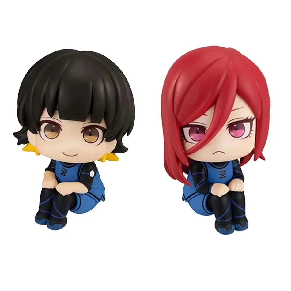 BLUE LOCK Action Figures Isagi Yoichi Bachira Meguru Anime Figure Q Version Figurine Collectible Model Children Toys Doll Gifts