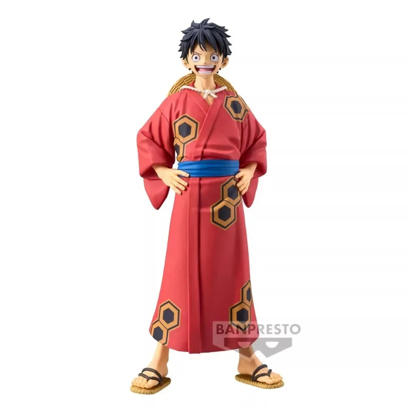 Bandai Auf Lager BANPRESTO DXF One Piece Monkey D. Luffy Roronoa Zoro Sanji Yukata Anime Actionfigur Spielzeug Geschenk Modell Sammlung