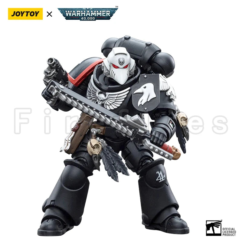 1/18 JOYTOY Action Figure 40K Raven Guard Intercessors Sergeant Rychas Re-issue Version Anime Model Toy