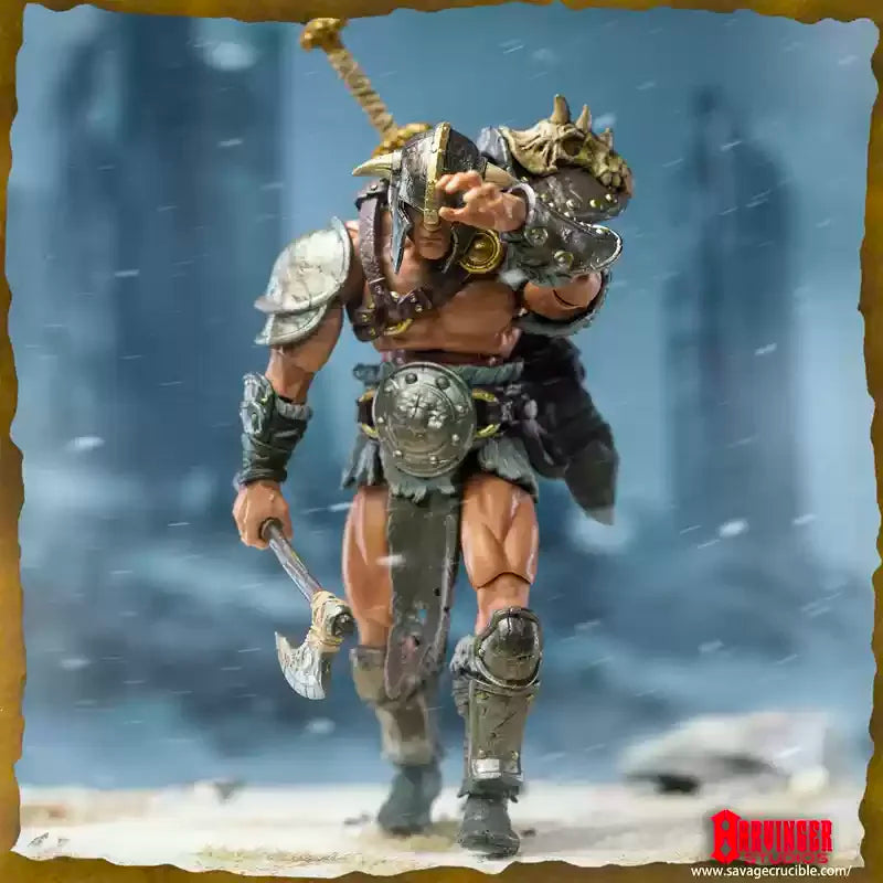 In Stock Series Savage Furnace 2 HS Studio 1/12 Scale Male Soldier Barbarian  Waves Full Set Model Action Figure Gifts