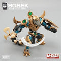 FIFTYSEVEN 1/24 Scale Assembleable Action Figure Set - Egypt - Inspired Armored Puppets SOBEK & ESIS Special Edition Toys Model