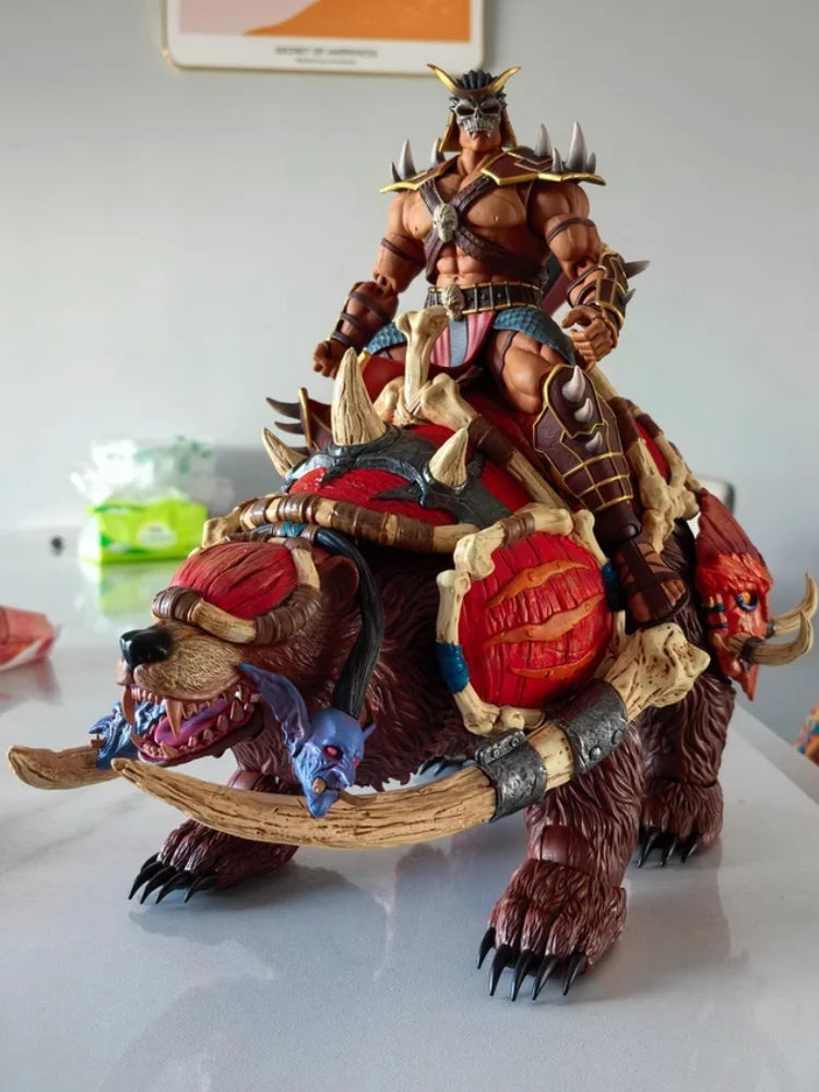 Metytoyz 34cm Horde Armor Giant Bear Mount Animal Model Kit Ornament Collectible Anime Peripheral Action Figure Gift Toy
