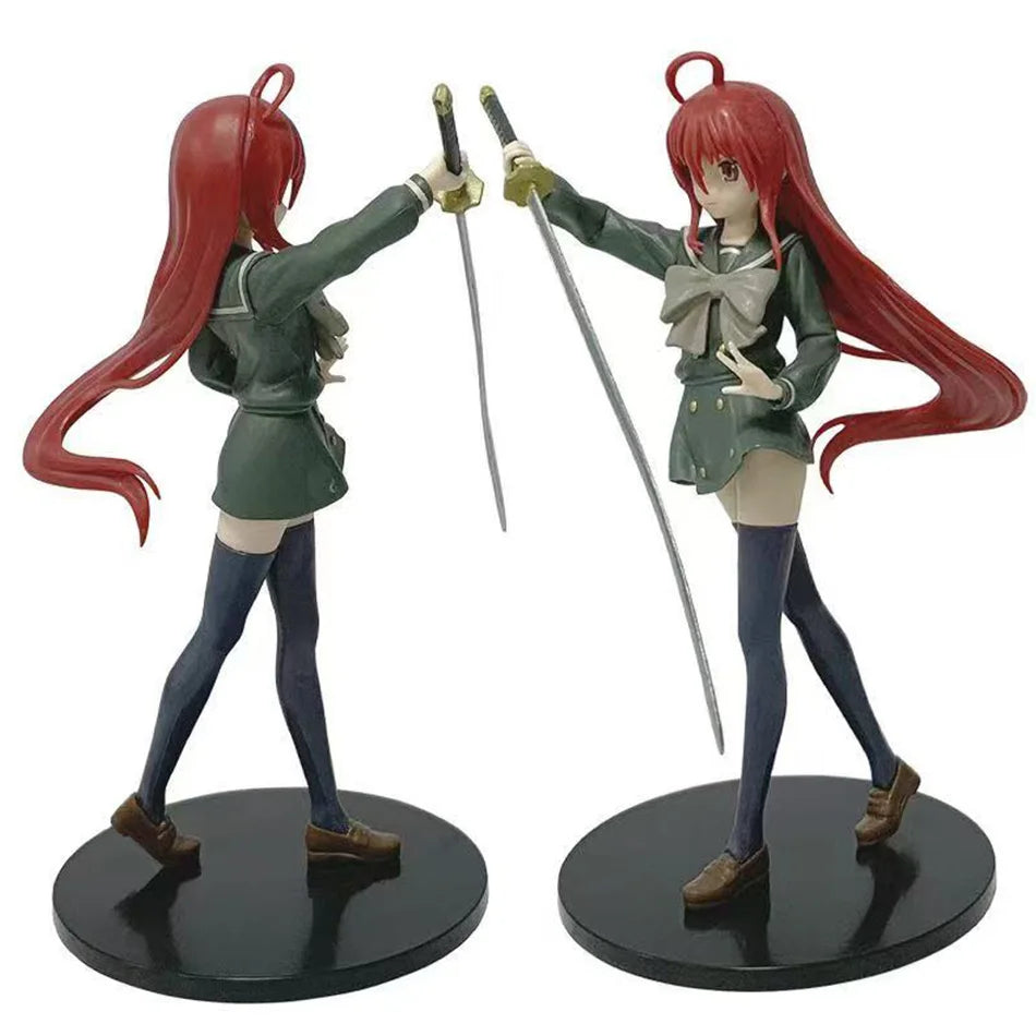19CM Anime Shakugan no Shana Shana Punish the crime PVC Action Figures Model Collection Ornament Anime Cartoon Model Toy Gift
