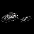 In Stock The Dark Knight Batman THE TUMBLER & THE BATPOD Assembling Movable Model 1/12  Batman:the Dark Knight Toys