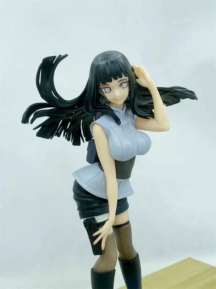 21 см аниме Наруто Шипуден Хюга Хината екшън фигурка PVC статуя колекция модел играчки декорация кукла орнамент подарък за деца