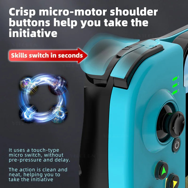 Stretchable Mobile Controller For ios Andriod Phone Pubg Cod Gamepad For Switch Oled Console Control Joystick with Macro