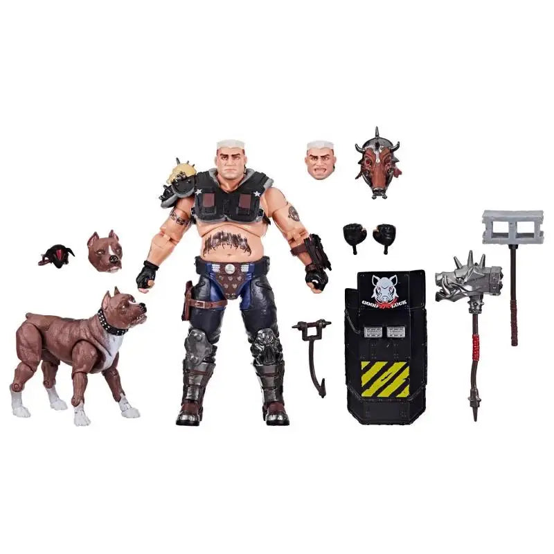 Hasbro G.I. Joe Classified Series #135 Dreadnok Road Pig & Rawkus Collectible 6 Inch Action Figure Toy with Accessories Gift