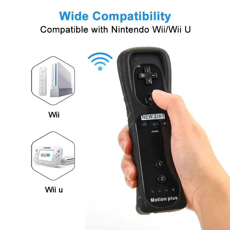 1PCS Remote Controller For Nintendo Wii Nunchuck with Motion Plus Wireless Gamepad For Nintend Wii Console Joystick Joypad