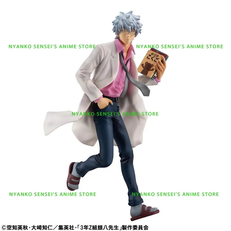 MegaHouse G.E.M. Series Gintama 3-nen Z-gumi Ginpachi-sensei Ginpachi Sakata Reiwa Ver. Figure Anime Model Desktop Collectibles