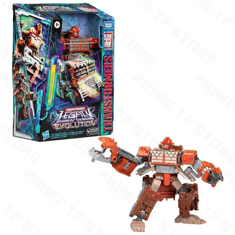 Original Hasbro Transformation Toy Legacy Evolution TRASHMASTER Voyager V-Class Anime Figure Toys Collection Model