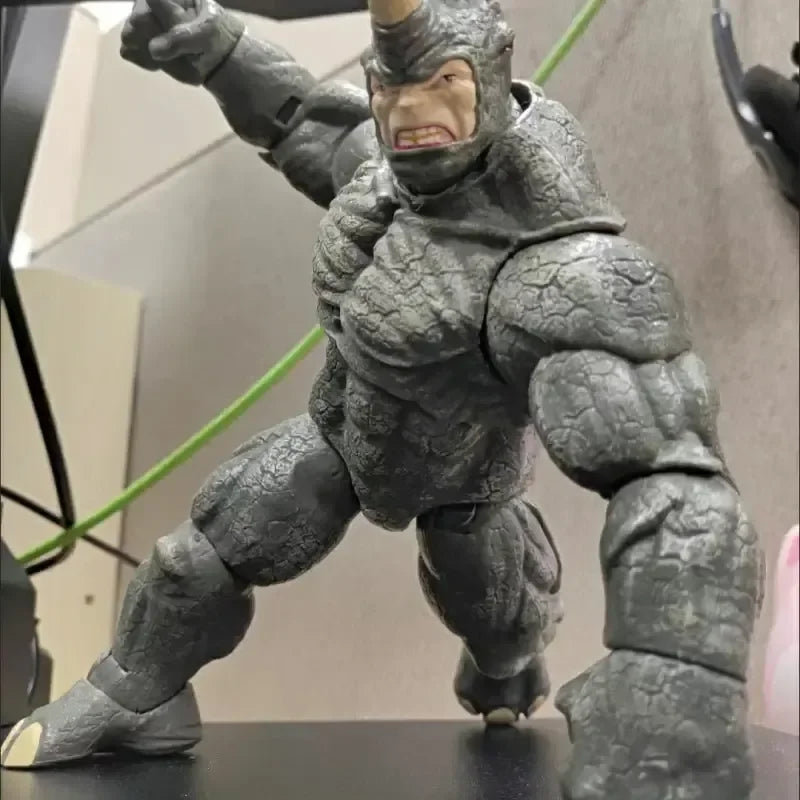 Anime X-Men Avengers villain hero 7inch Rhino joint Movable Action Figure Collectible Model Toy Figures gifts