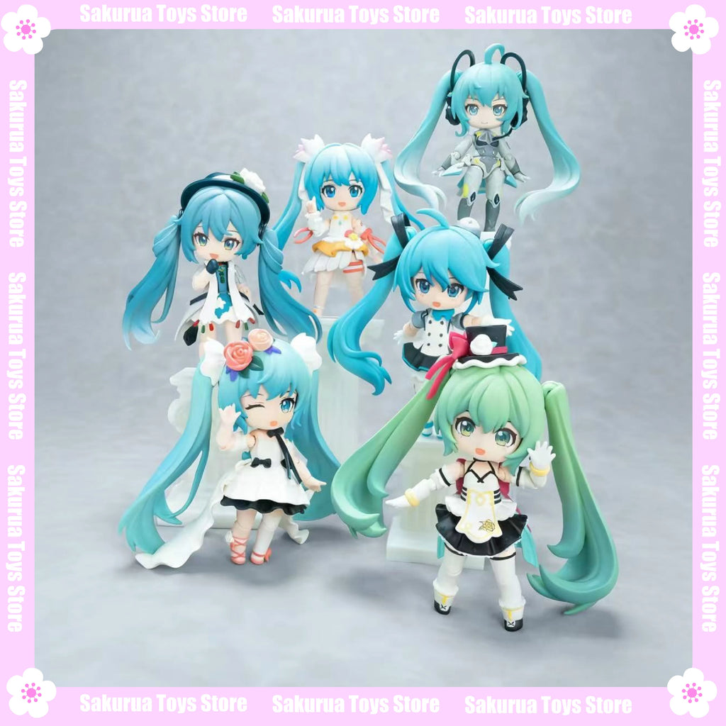 In Stock BLOKEES Qi Yu Ji Q Hatsune Miku The Future Is with You Figure Model Peripheral Action Figure Collection Gift