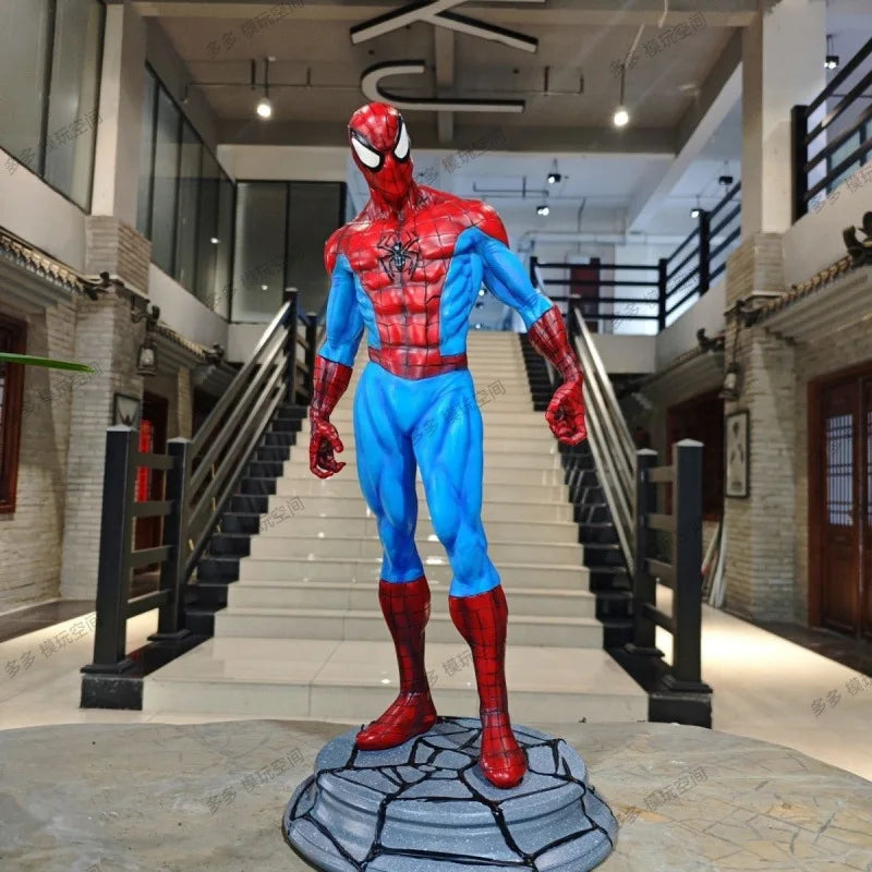 Spider-Man Action Figure 1/3 Full Body Statue 50cm Resin Model Marvel Desktop Decoration Birthday Gift Collectible Toys