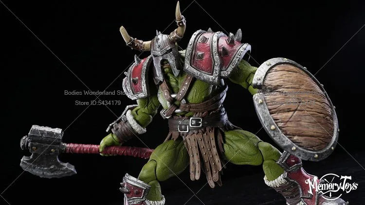 In Stock Memory toys 1/12 Scale Soldier Horde Orc Mercenary Captain 20.5cm Action Figure Doll Collection