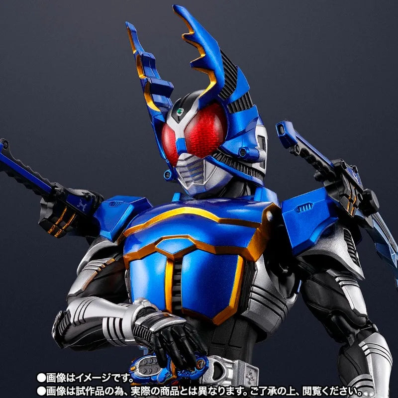 Fast Shipping Bandai Anime SHF MASKED RIDER GATACK RIDER FORM SHINKOCCHOU SEIHOU 10th Anniversary Original Model Toys Figure Kid