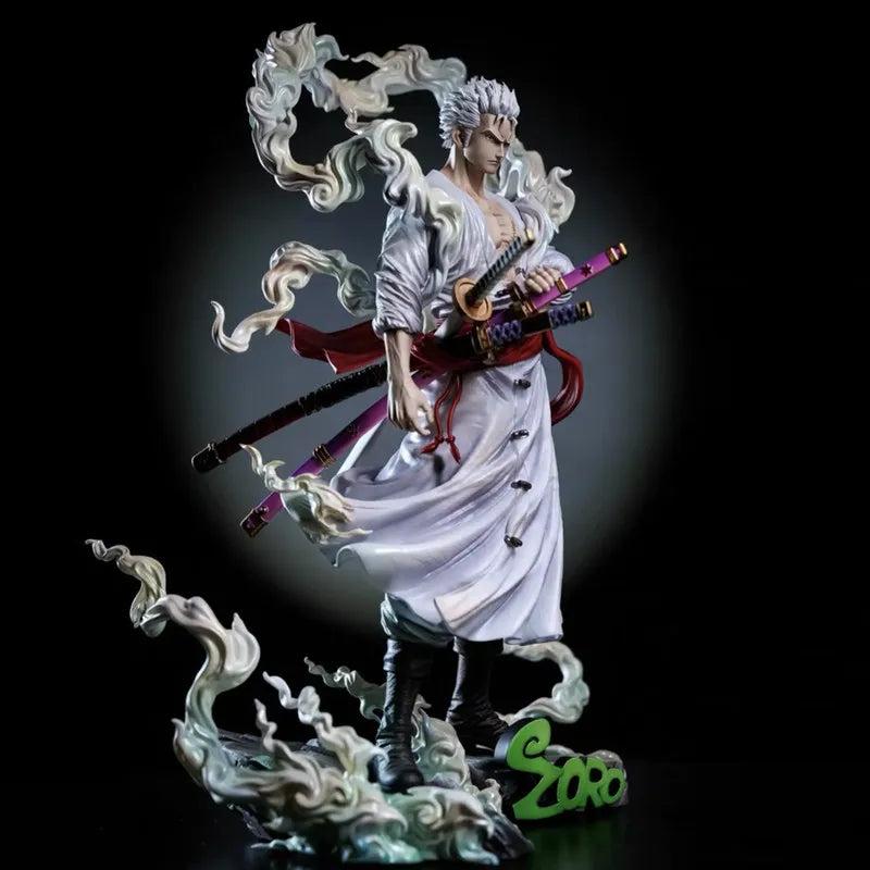 In Stock 28cm Fit Nika Zoro One Piece Anime Figure Collectible Model Statue Desktop Decoration Pvc Figurine Gifts Pvc Statue