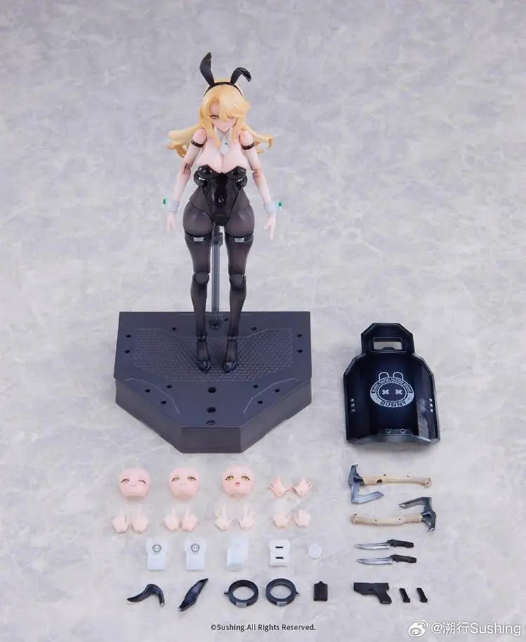 In Stock Originate Sushing ERENA Bunny Girl Model Toys 1/12 BUNNY RAPID ACTION SQUAD BRAS series Beautiful Girl Guardian