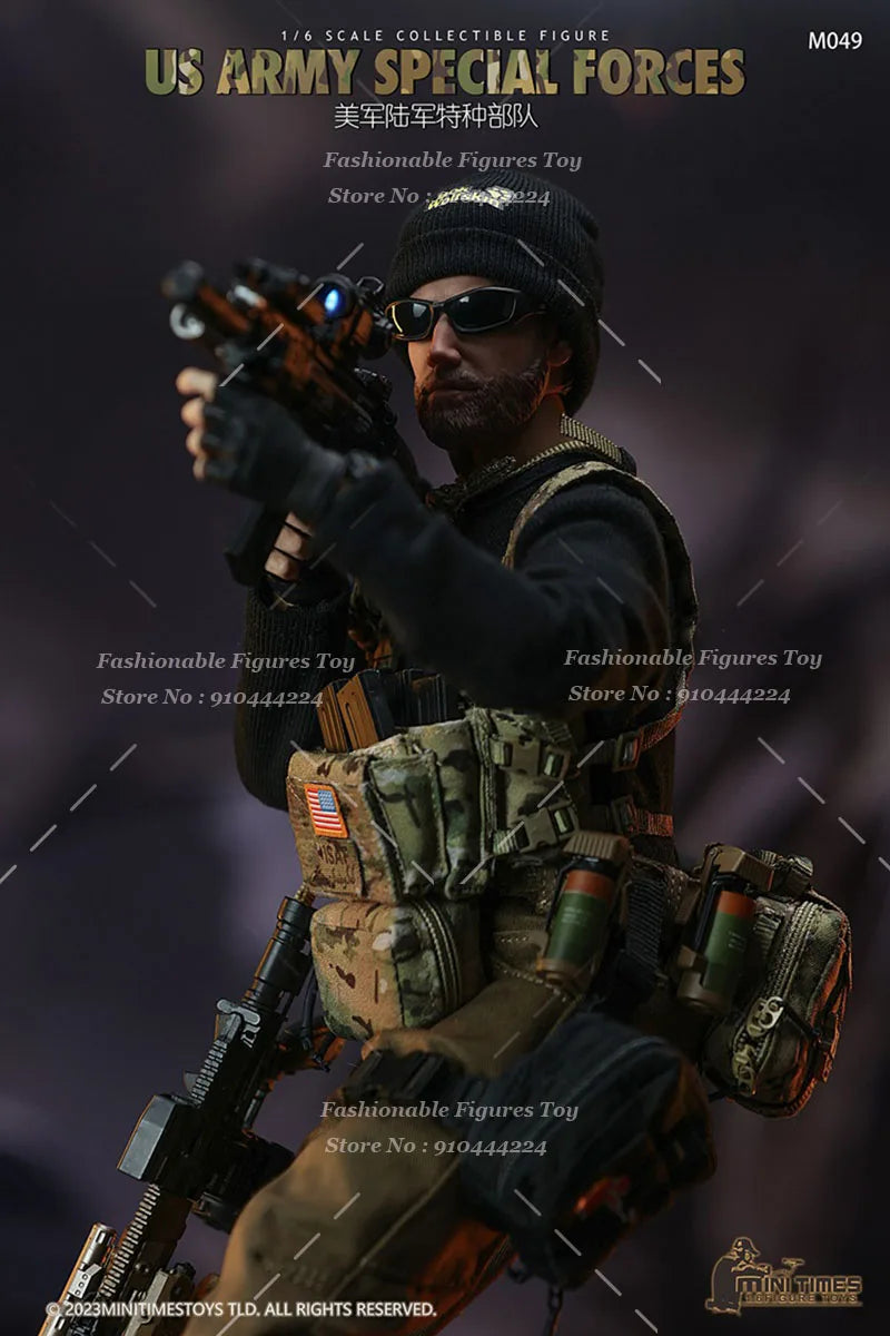 Minitimes Toys M049 1/6 Men Soldier Army Special Forces Full Set Military Combat Puppet 12Inch Action Figure Military Toys