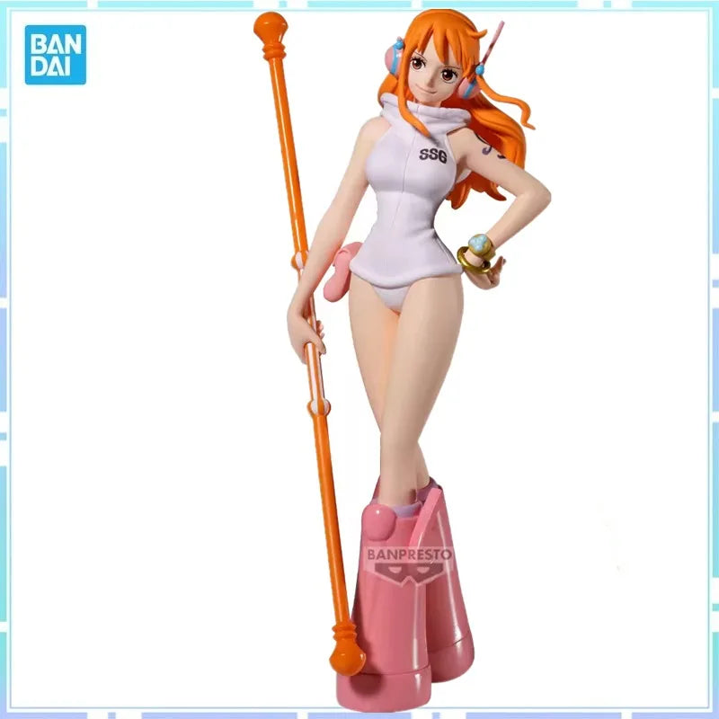 Bandai Original Banpresto Anime One Piece Shukko Nami Egghead PVC Actionfigur Modell Sammlerstück Geschenk