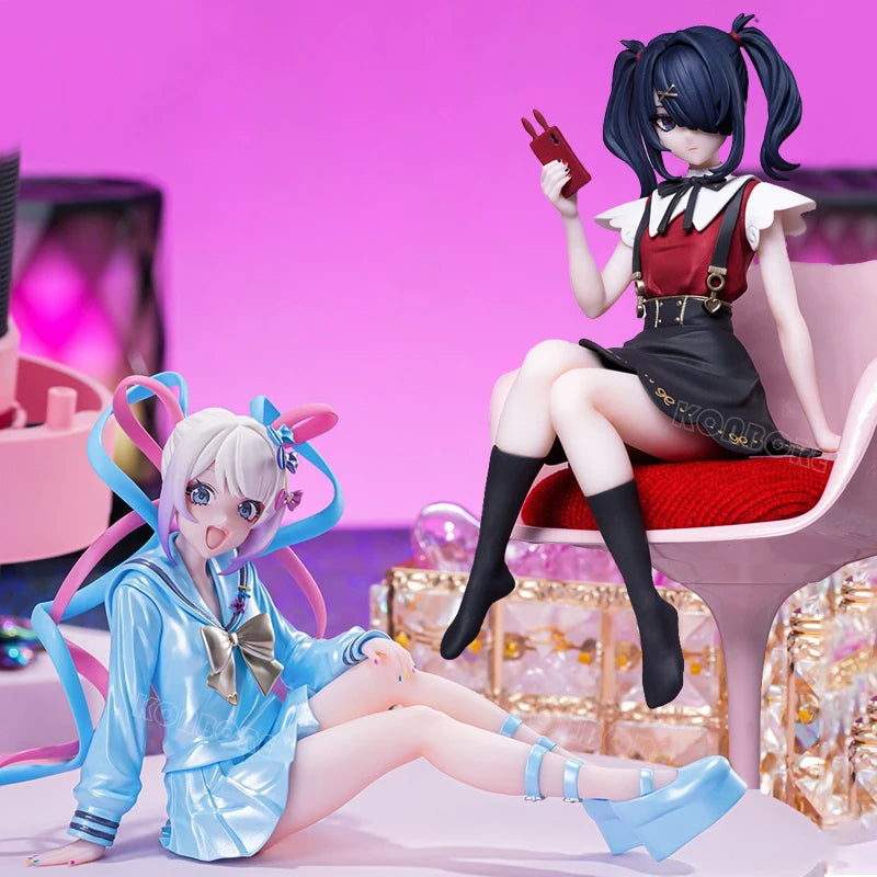 New Needy Girl Overdose Anime Figure KAngel OMGkawaiiAngel Action Figures Virtual Uploader PVC Collection Model Ornaments Gifts