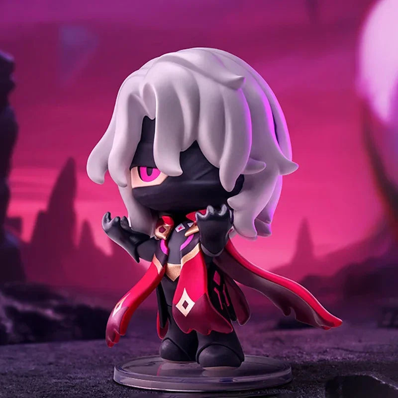 POPMART Genshin Impact New Year Gathering Q Version Mystery Blind Box Collectible Figurines Home Decor Guess Toy Ornament