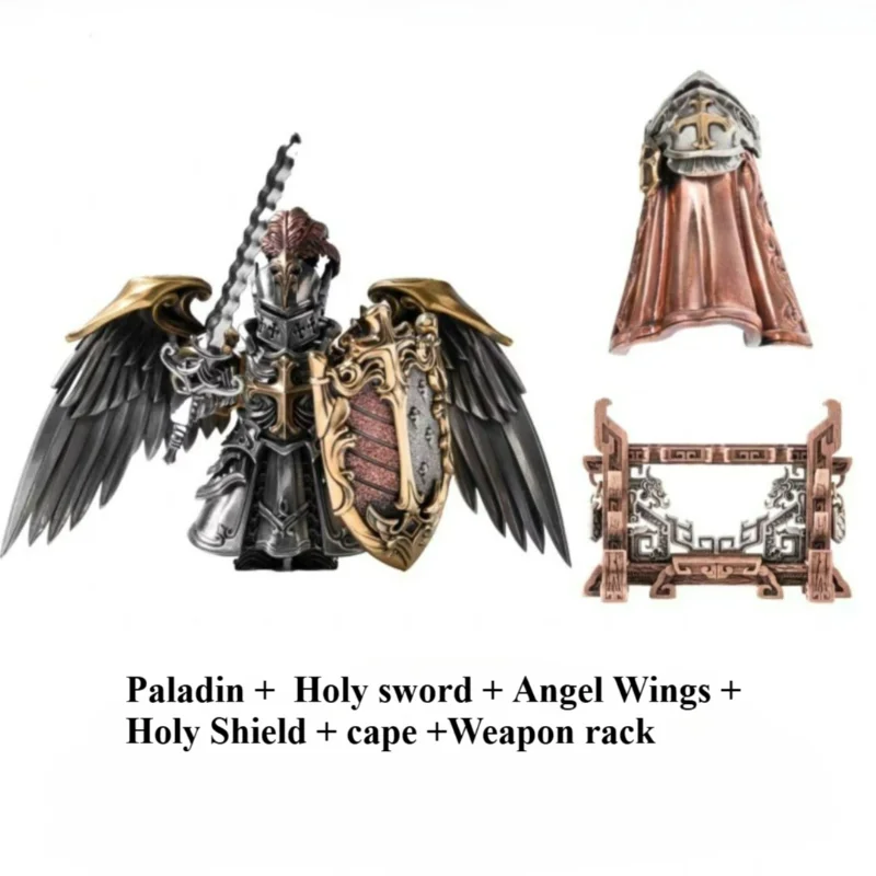 Original Paladin Figurine Magnetic Detachable Ornaments Great Player Crusader Home Desktop Decor Copper Pendant Gift Souvenir