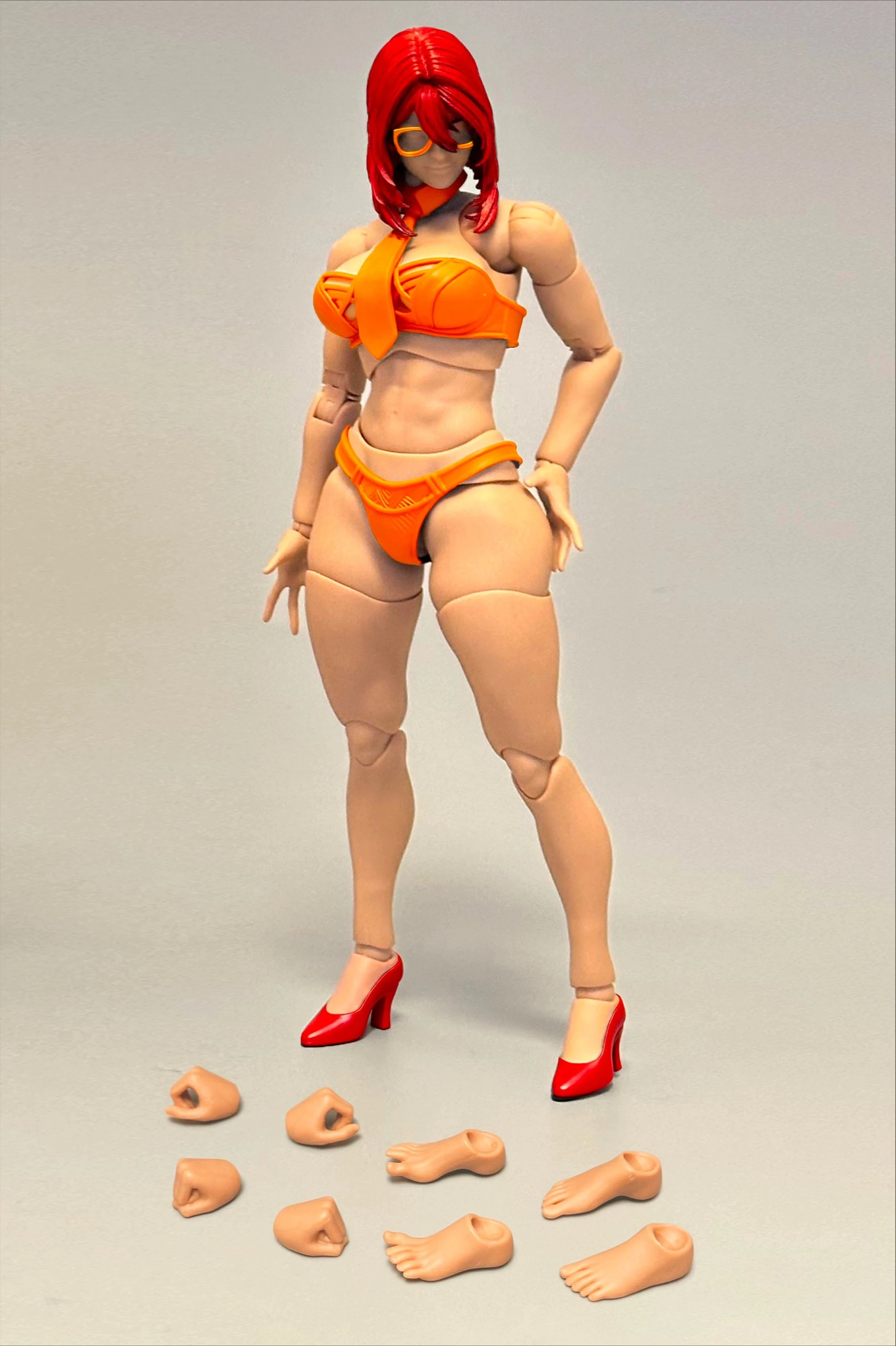 FB001 Pre-sale 1/12 Scale Toys Three Colors Super Flexible Female Body Model Fit 6-inch Action Figures Birthday Gift Decoration