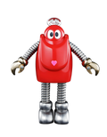 In Stock Original Genuine Model BANDAI Chogokin Ganbare!! Robocon 12cm Robocon 50th Action Figure Ornaments Figure Toys Gifts