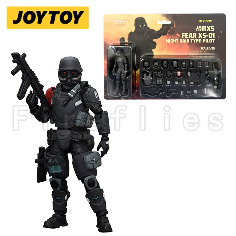 1/25 JOYTOY Action Figure Battle of the Stars Fear XS-01 Night Raid type Fear XS-02 Assault type Fear XS-03 Tactical