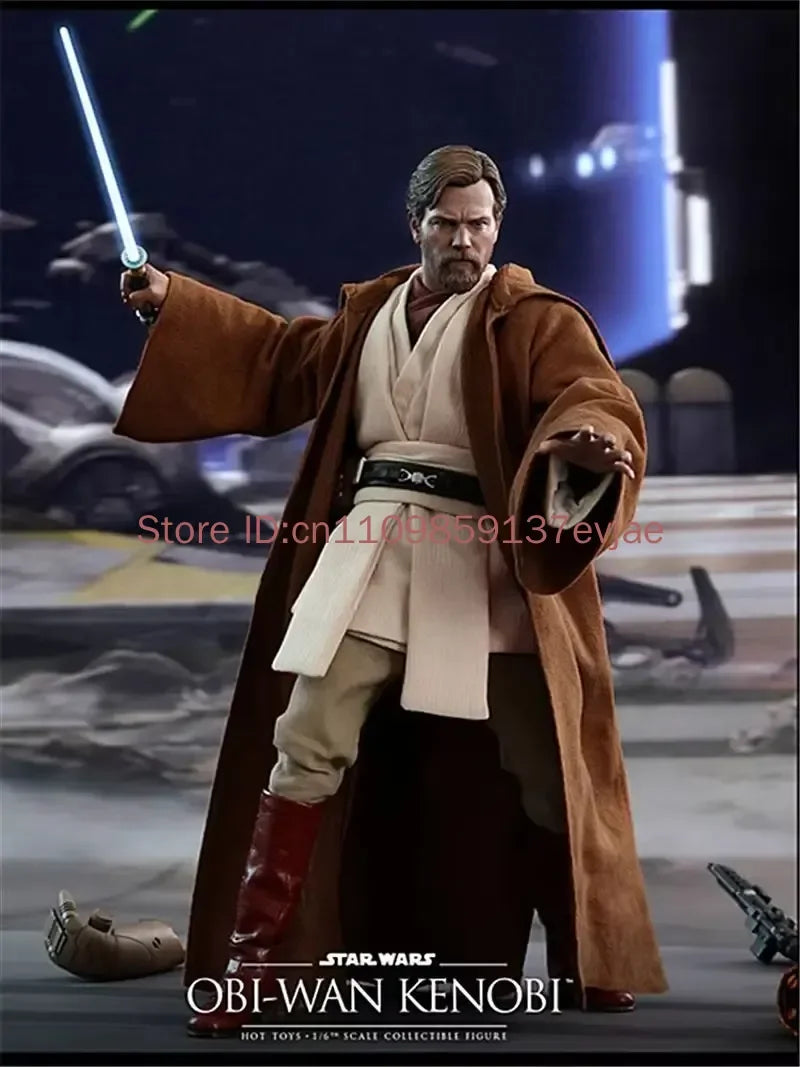 Hot Toys Obi Wan Kenobi MMS478 One Sixth Scale Deluxe Action Figure Jedi Knight Collectible for Movie Fans