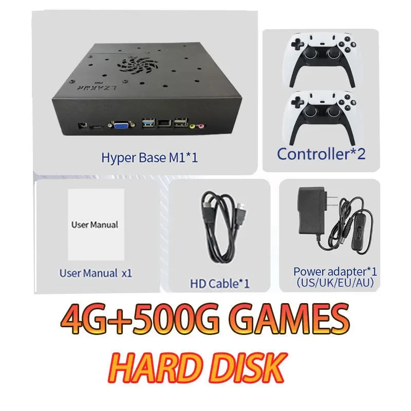 8G Ram 2T Rom New Upgrade Retro Gaming Device 70000+ Games for Wii 260 PS2 DC PSP GAMECUBE 2T Loaded X8 Pro Console Windows 11