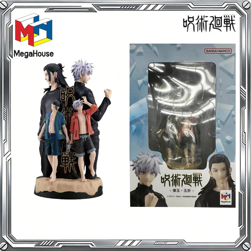 MegaHouse Original Petitrama DX Jujutsu Kaisen Anime Satoru Gojo Geto Suguru Action Figure Toys Kids Gift Collectible Model