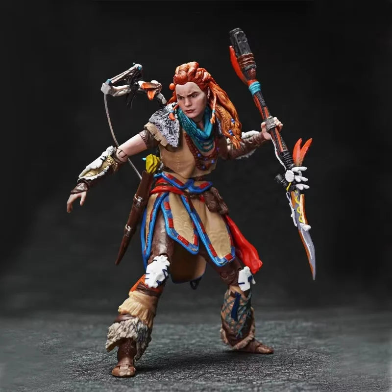 Original God Of War 5 Model Aloy Varl Atreus Anime Action Figure Toys Game Figuras Peripheral Collection Desktop Ornaments Gifts
