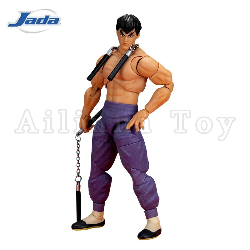 Jada Toys 1/12 6inch Action Figure Ultra Street Fighter II: The Final Challengers Fei Long Exclusive Anime Model