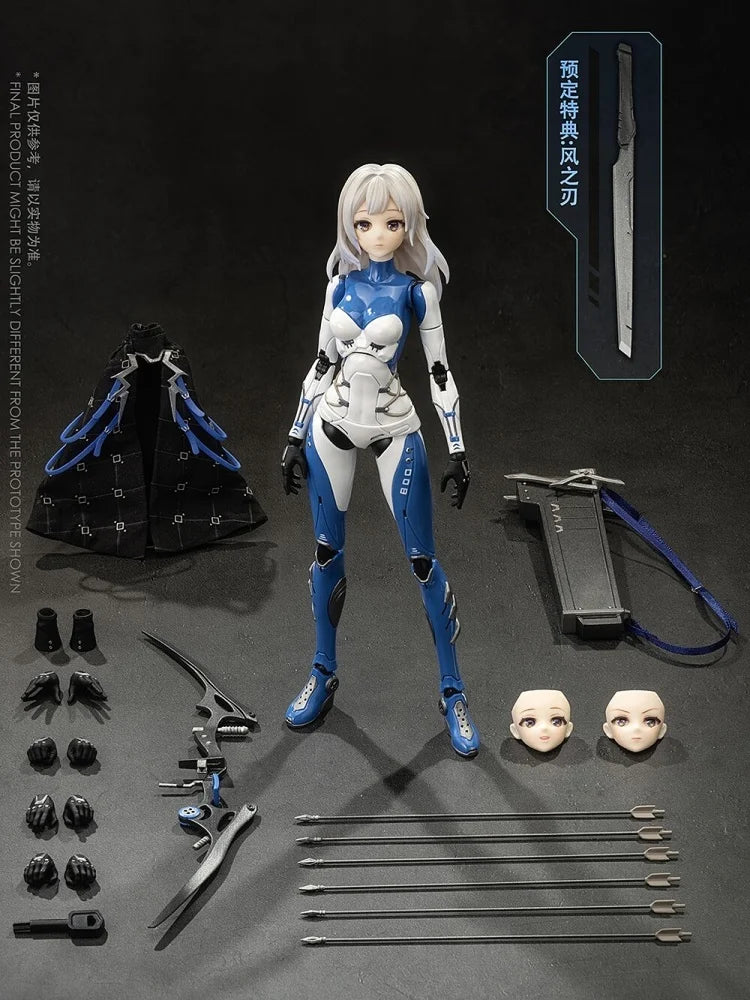 Genuine Archer Pretty Girl Model Collection Toy Romankey X Vtoys 1/12 Muse Girl Figure Desktop Ornament Toy