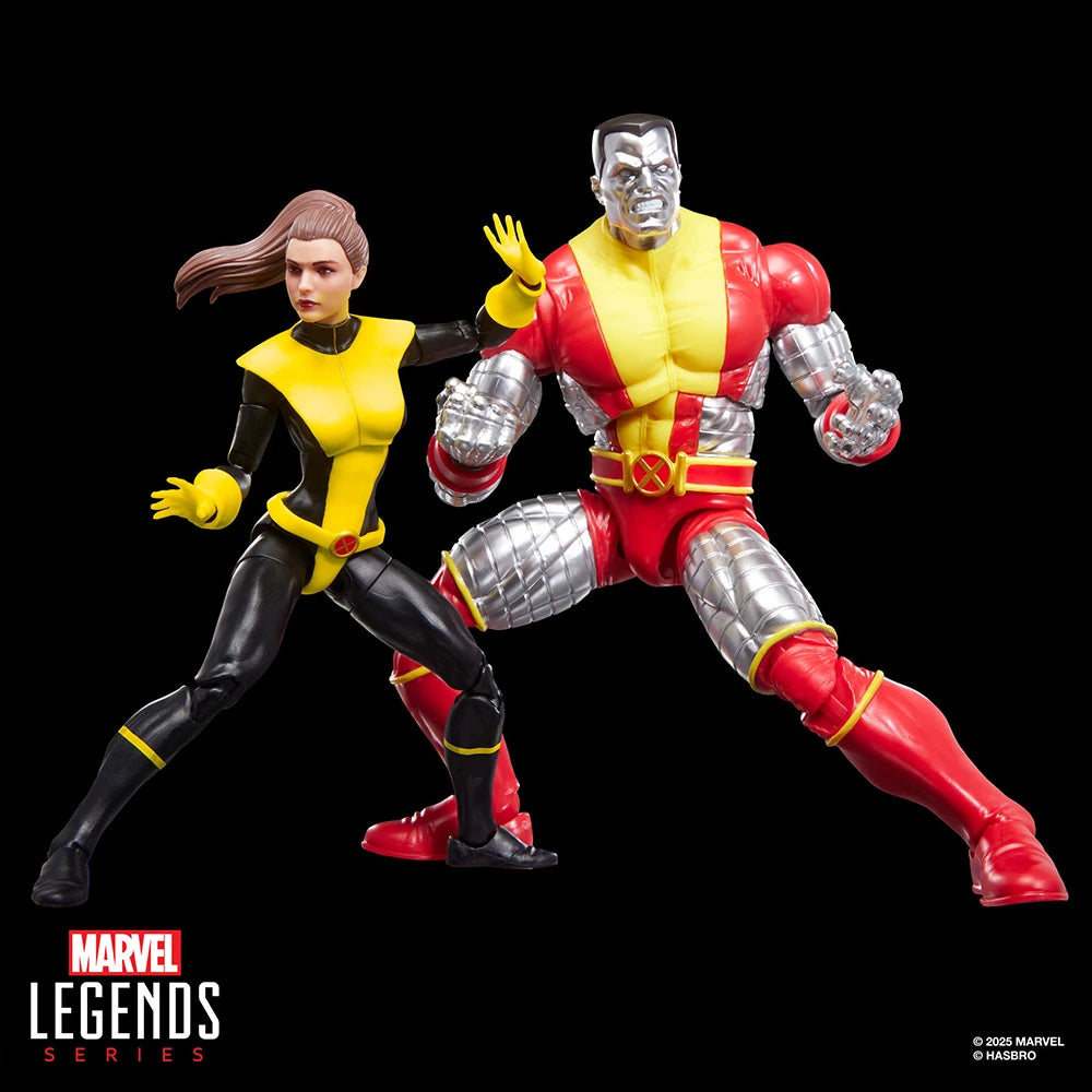 Hasbro Marvel Legends Series X-Men Kitty Pryde & Colossus 6-Inch 2-Pack Action Figure Collection Original Model Toy Gifts