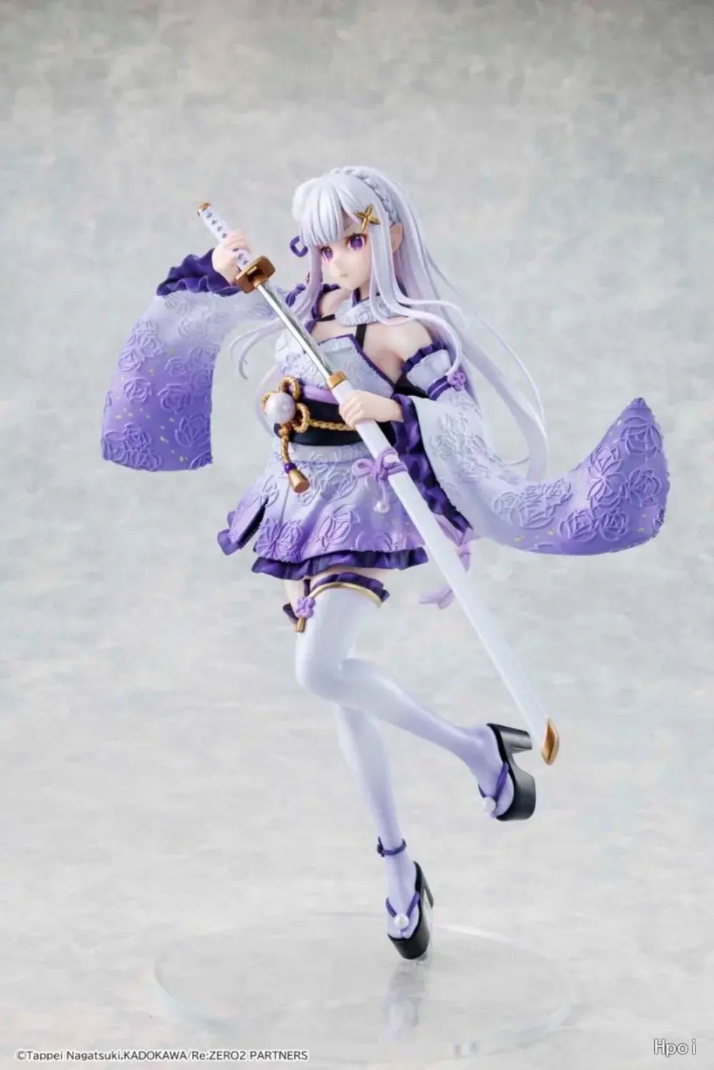 100% Original in Stock Kadokawa KDcolle Re:Zero Kara Hajimeru Isekai Seikatsu Emilia Combat Outfit Ver. Anime Figure Garage Kit