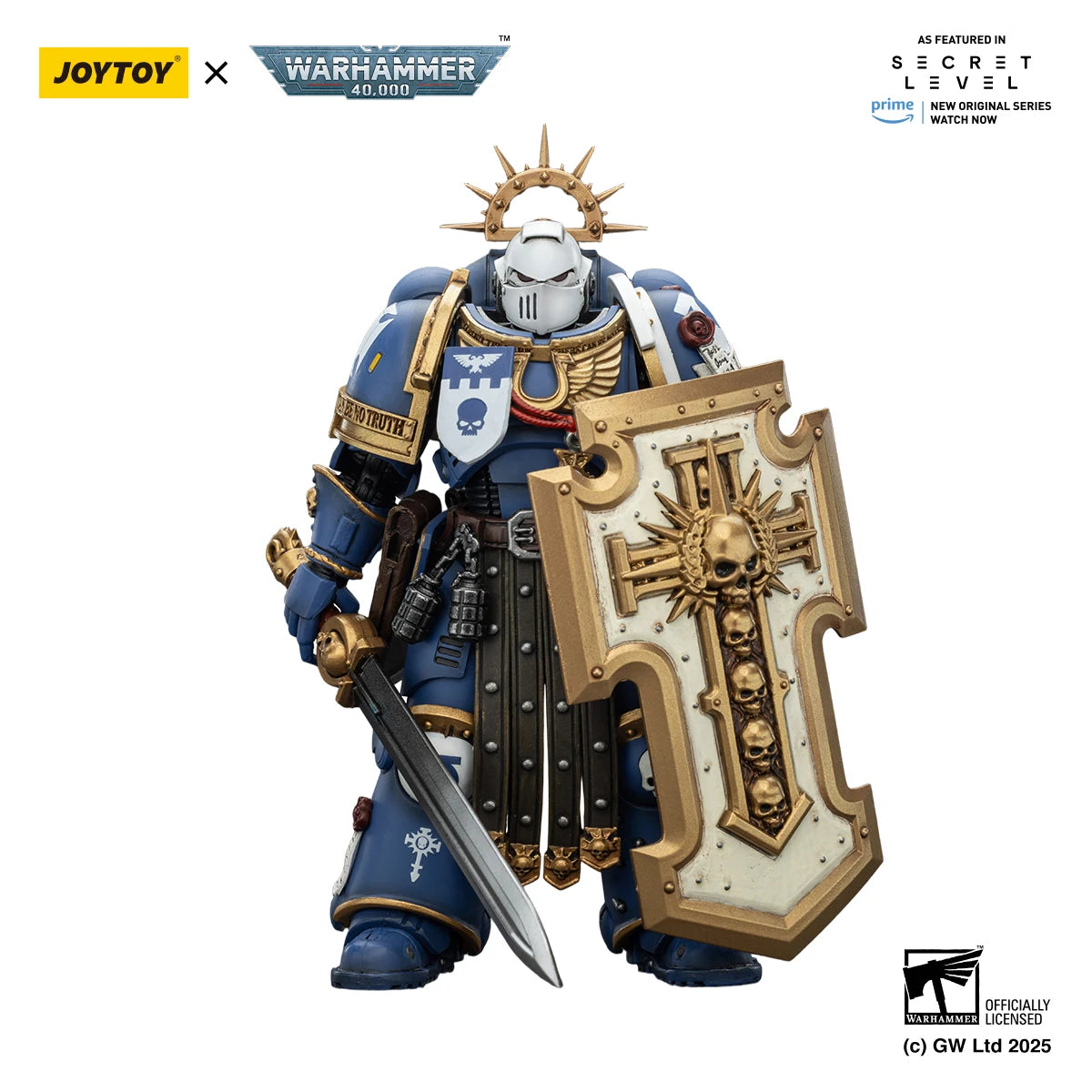 [Pre Order]JOYTOY Warhammer 40K 1/18 Action Figures Ultramarines Titus Metaurus Levantus Torvald Anime Model Toys Gift