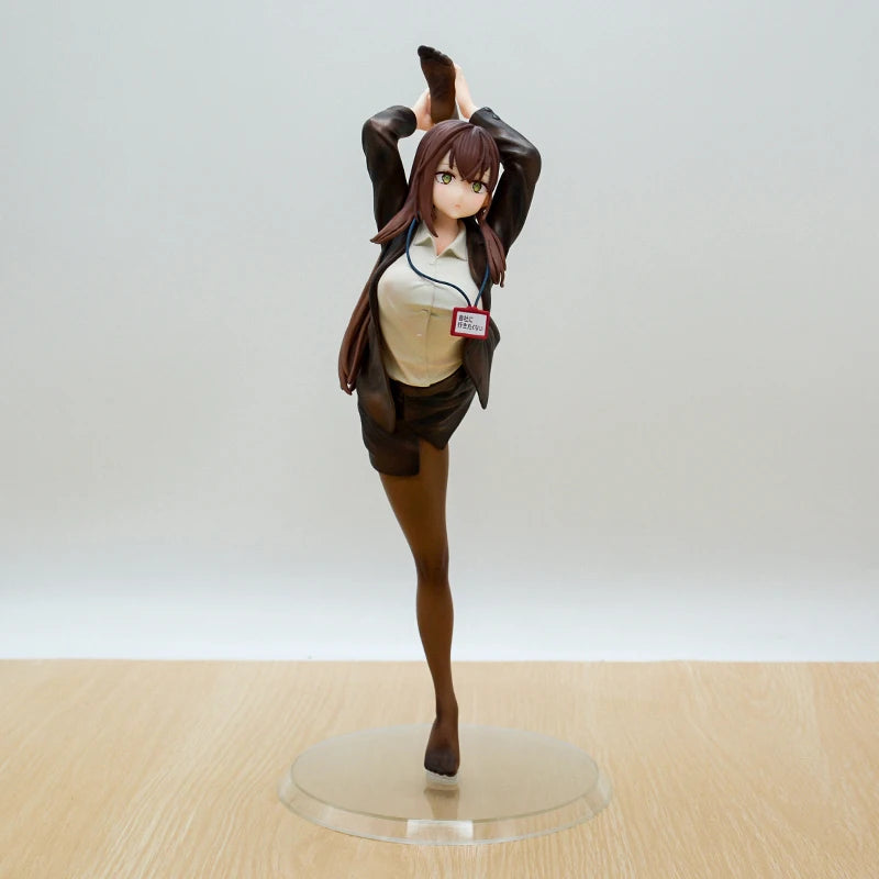29cm Surprisingly Bendy OL-chan Who Doesn't Want to Go to Work Sexy Anime Girl Figure OL-chan Action Figure Adult Model Doll Toy
