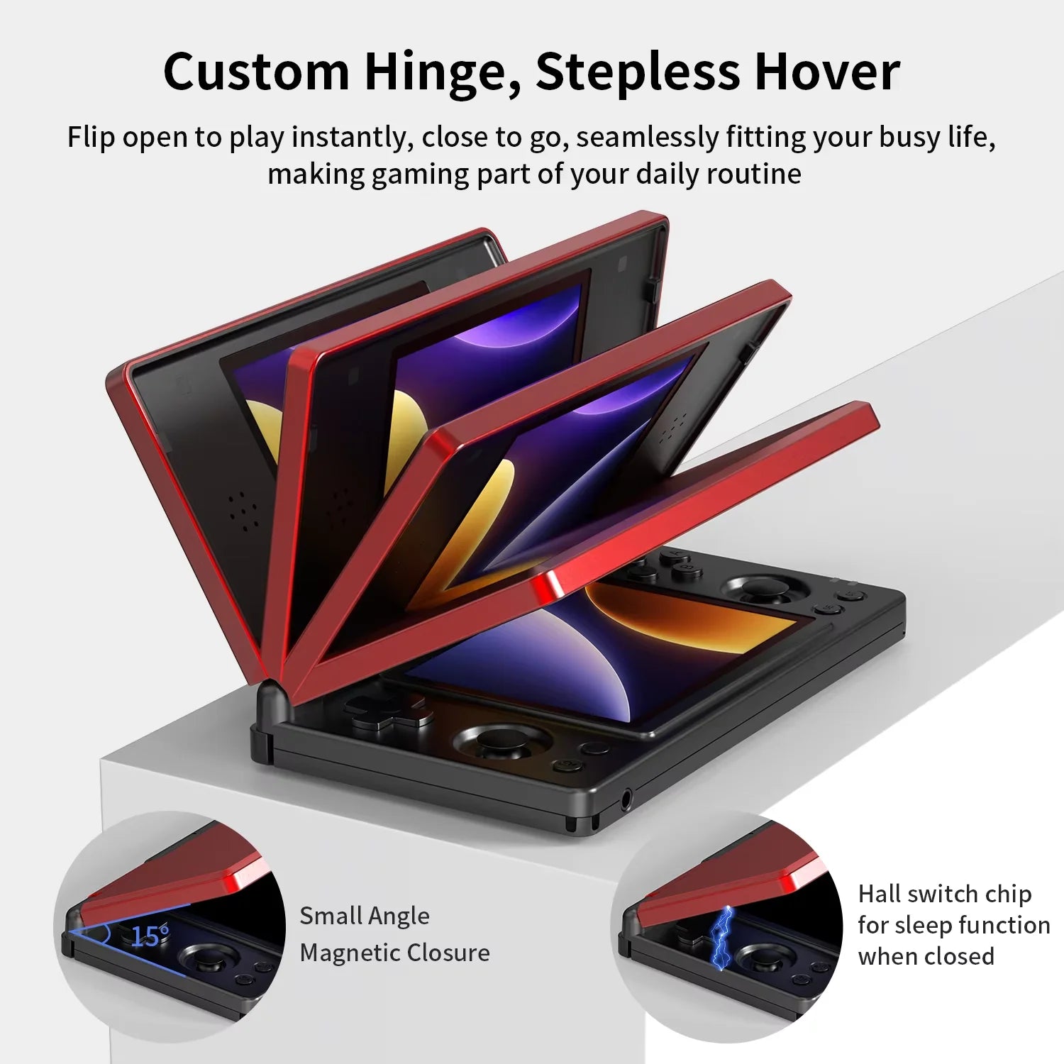 Anbernic RG DS Video Game Console Dual 4.0” IPS Screen Android 14 Support Dual Application On Split Screens & Hall Switch Chip